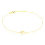 Bracelet Angelyna Or Jaune Diamant - Bracelets cha&icirc;nes Femme | Marc Orian