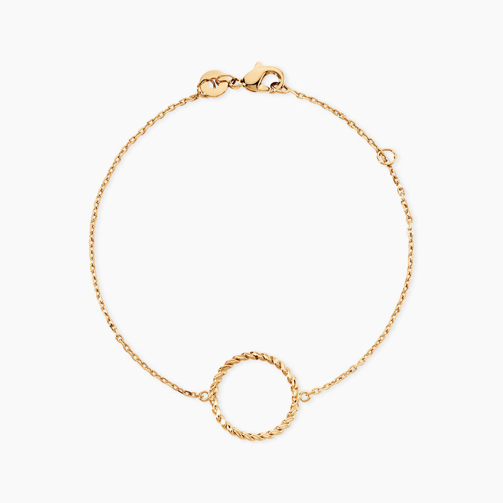 Bracelet Louva Plaqu&eacute; Or Jaune - Bracelets fantaisie Femme | Marc Orian