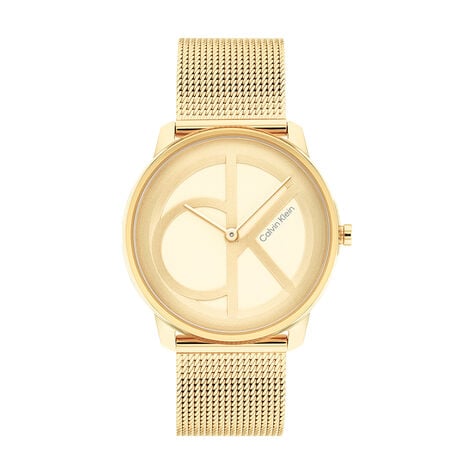 Montre Calvin Klein Iconic Mesh Champagne - Montres étanches Femme | Marc Orian