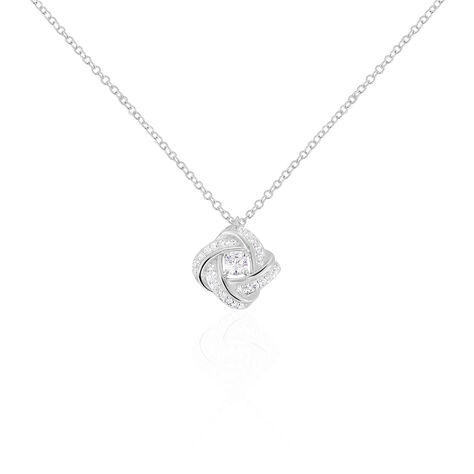 Collier Anasthase Argent Blanc Oxyde De Zirconium - Colliers Femme | Marc Orian