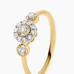 Bague Semera Or Jaune Diamant - Bagues pierres pr&eacute;cieuses Femme | Marc Orian
