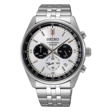 Montre Seiko Sport Bicolore Blanc / Noir - Montres sport Homme | Marc Orian