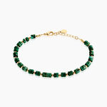 Bracelet Odalis Plaque Or Jaune Jaspe Africain - Bracelets fantaisie Femme | Marc Orian