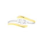 Bague Mayline Or Bicolore Diamant - Bagues fian&ccedil;ailles Femme | Marc Orian