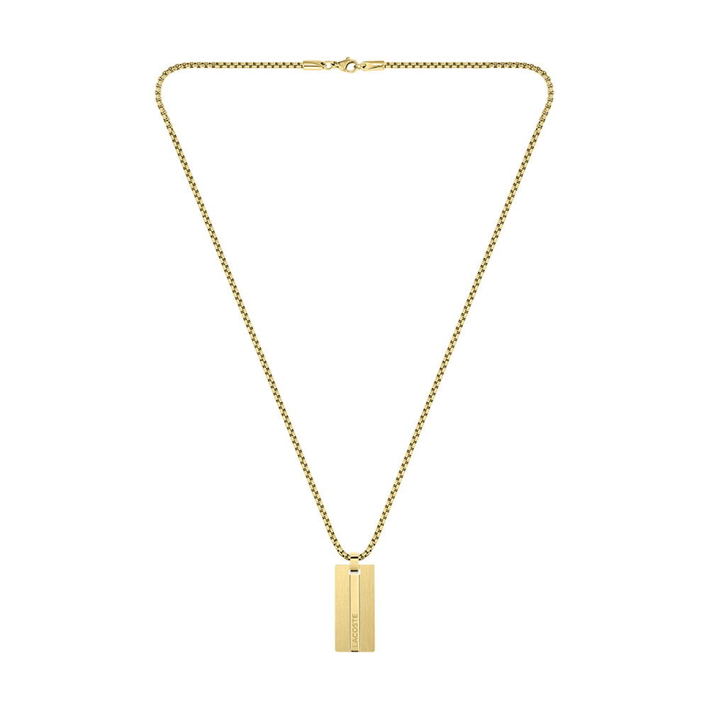 Collier Lacoste Adventurer Acier Jaune - Colliers ete Homme | Marc Orian