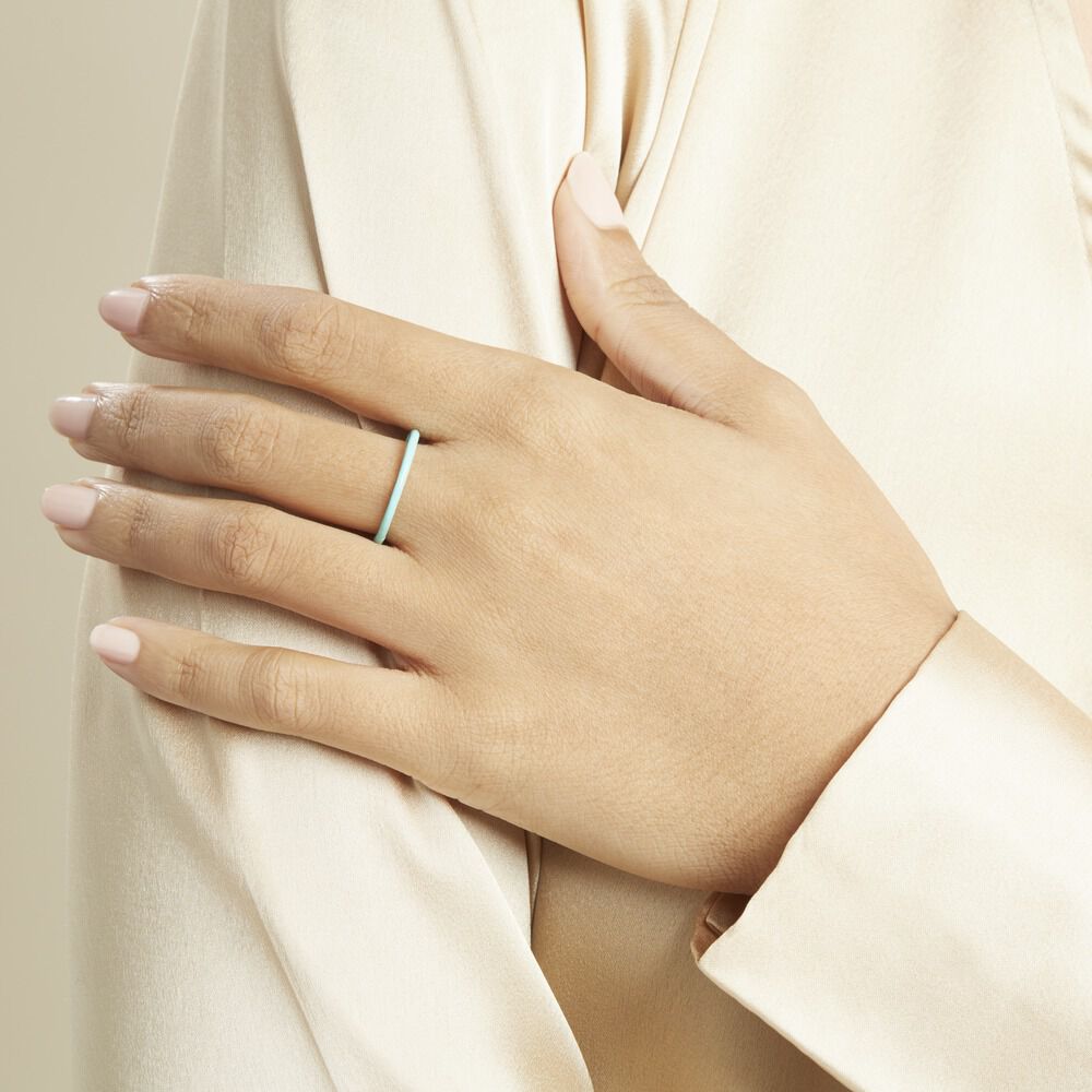 Bague Argent Blanc Sadia - Bijoux fantaisie Femme | Marc Orian