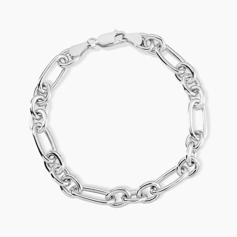 Bracelet Maille Camiorica Argent Blanc - Bracelets mailles Femme | Marc Orian