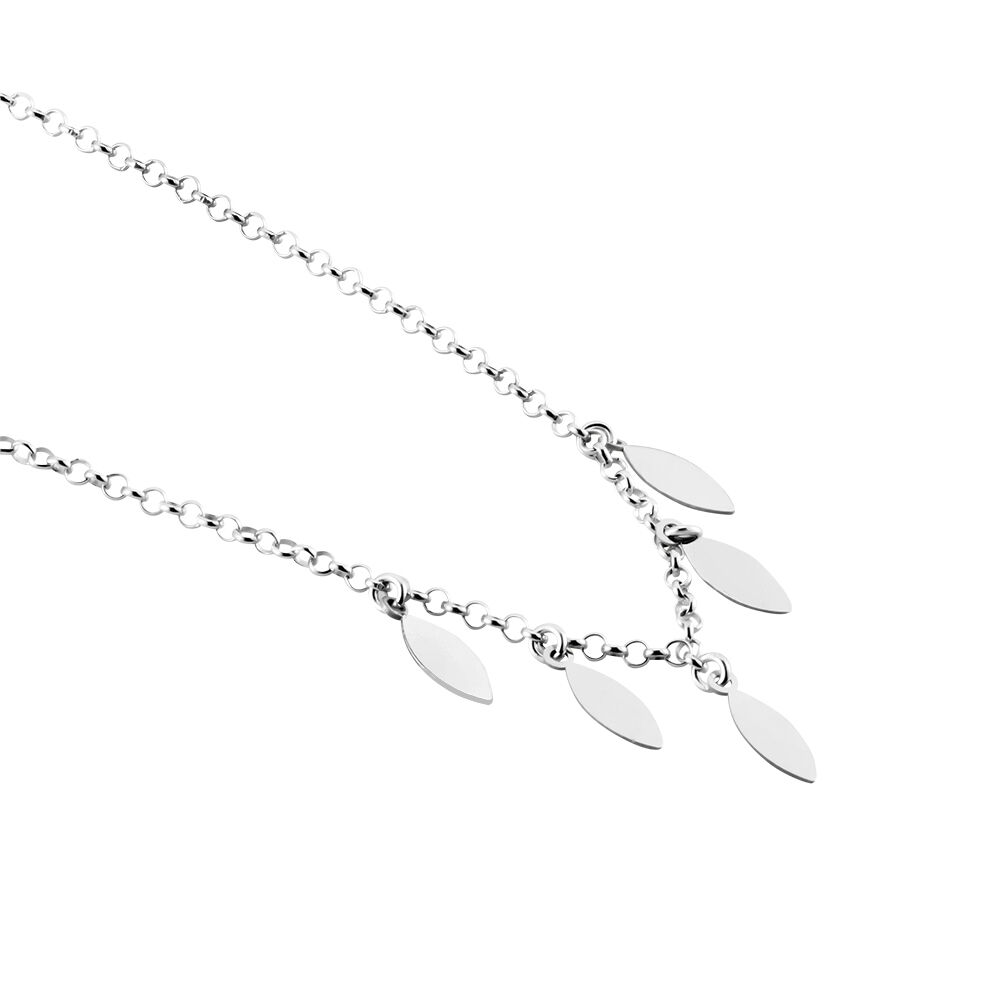 Collier Argent Blanc Osama - Colliers Femme | Marc Orian