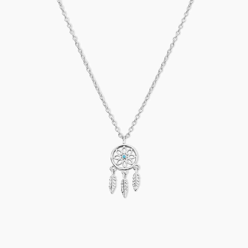 Collier Islene Argent Blanc Oxyde De Zirconium - Colliers avec pierres Femme | Marc Orian