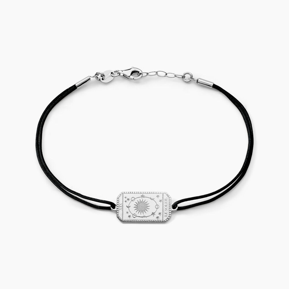 Bracelet Arcane Argent Blanc - Bracelets cordons Homme | Marc Orian