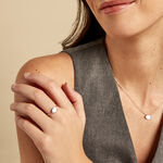 Bague La Muse Argent Rose Nacre Oxyde De Zirconium - Bijoux fantaisie Femme | Marc Orian