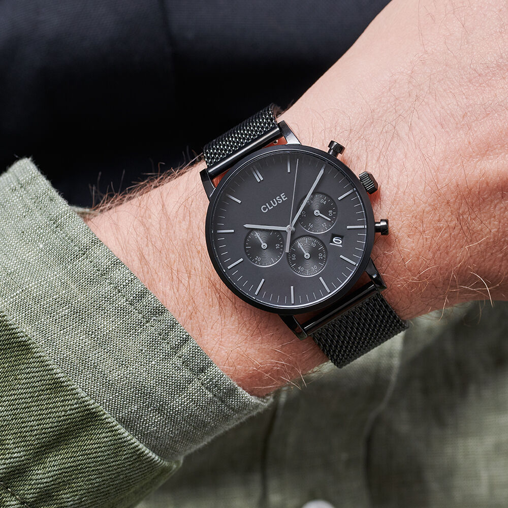 Cluse noir top homme
