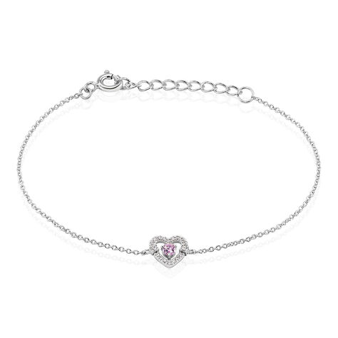 Bracelet Carren Argent Blanc Oxyde De Zirconium - Bracelets chaînes Femme | Marc Orian