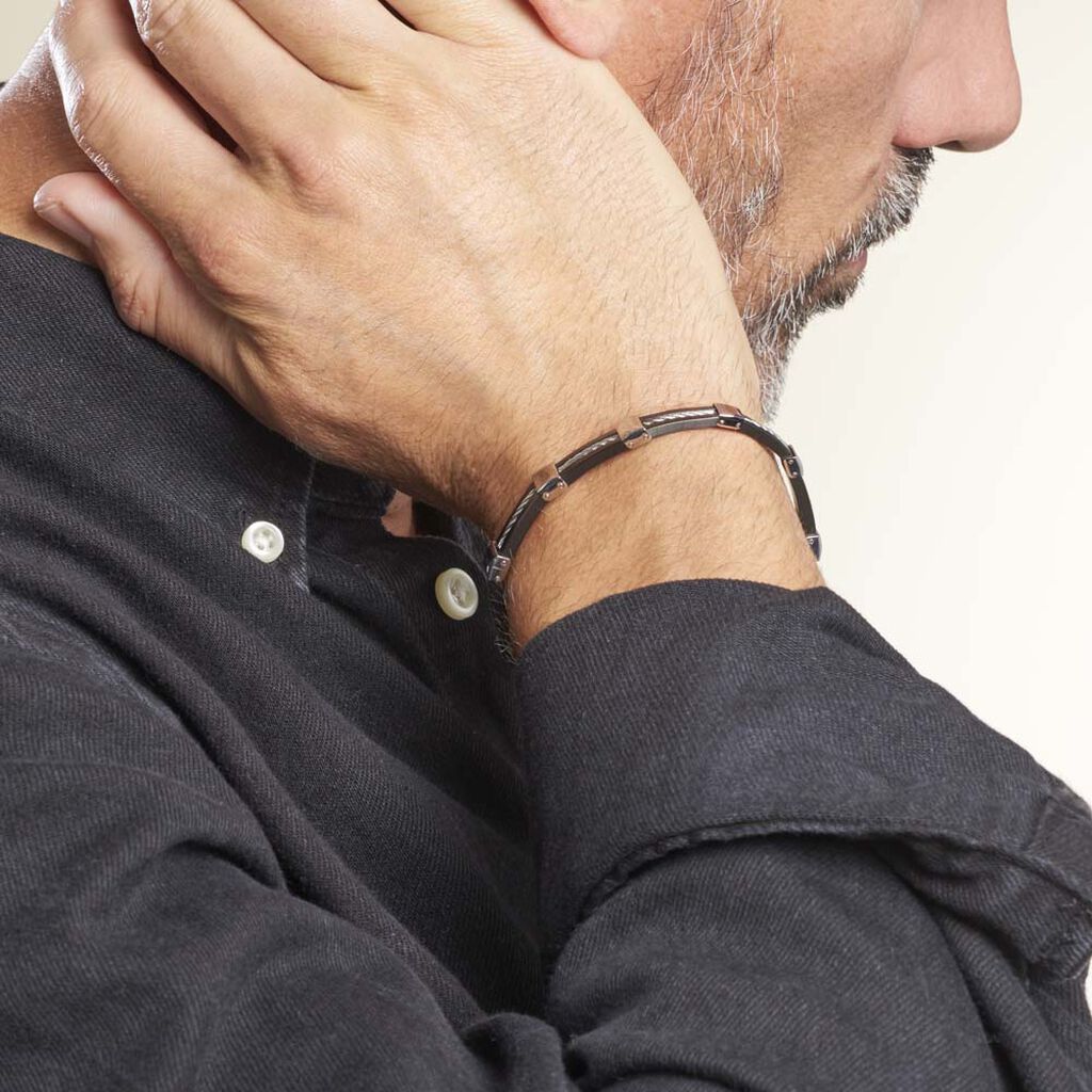 Bracelet Dolovan Acier Blanc - Bracelets Homme | Marc Orian