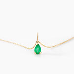 Collier Pluie D'Eclat Or Jaune Emeraude - Colliers avec pierres Femme | Marc Orian