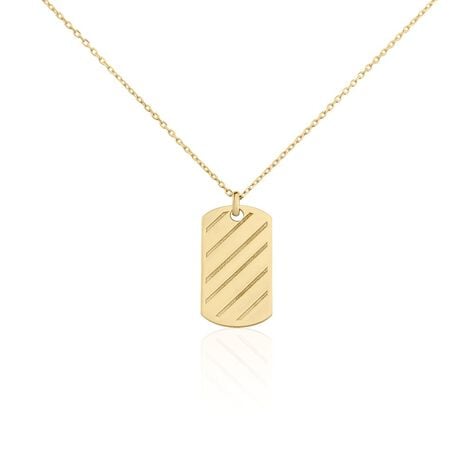 Collier Plaque Or Rayden - Colliers ete Homme | Marc Orian