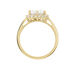 Bague Solitaire Plaqué Or Jaune Melva Oxyde De Zirconium - Bijoux fantaisie Femme | Marc Orian