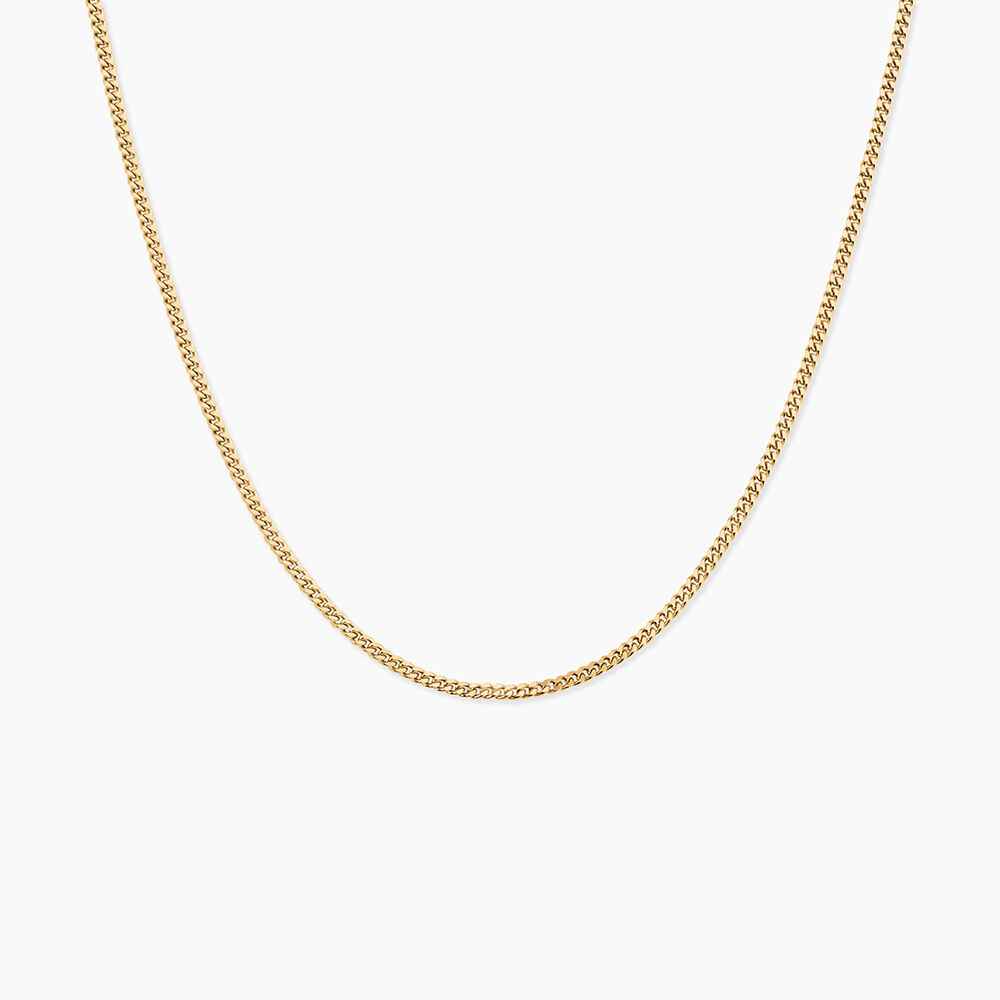 Cha&icirc;ne Imad Maille Gourmette Or Jaune - Chaines Femme | Marc Orian