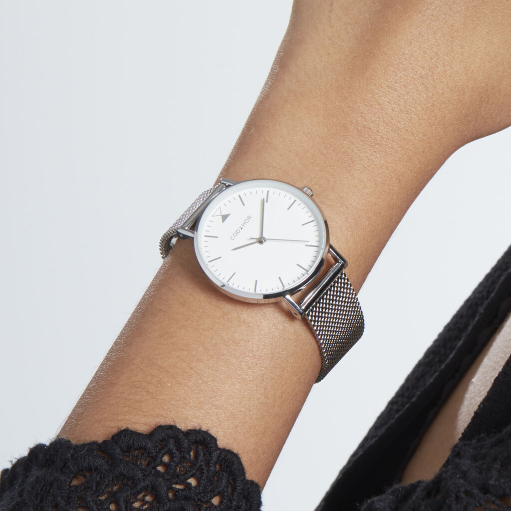 Montre Codhor Cindy Blanc - Montres Femme | Marc Orian