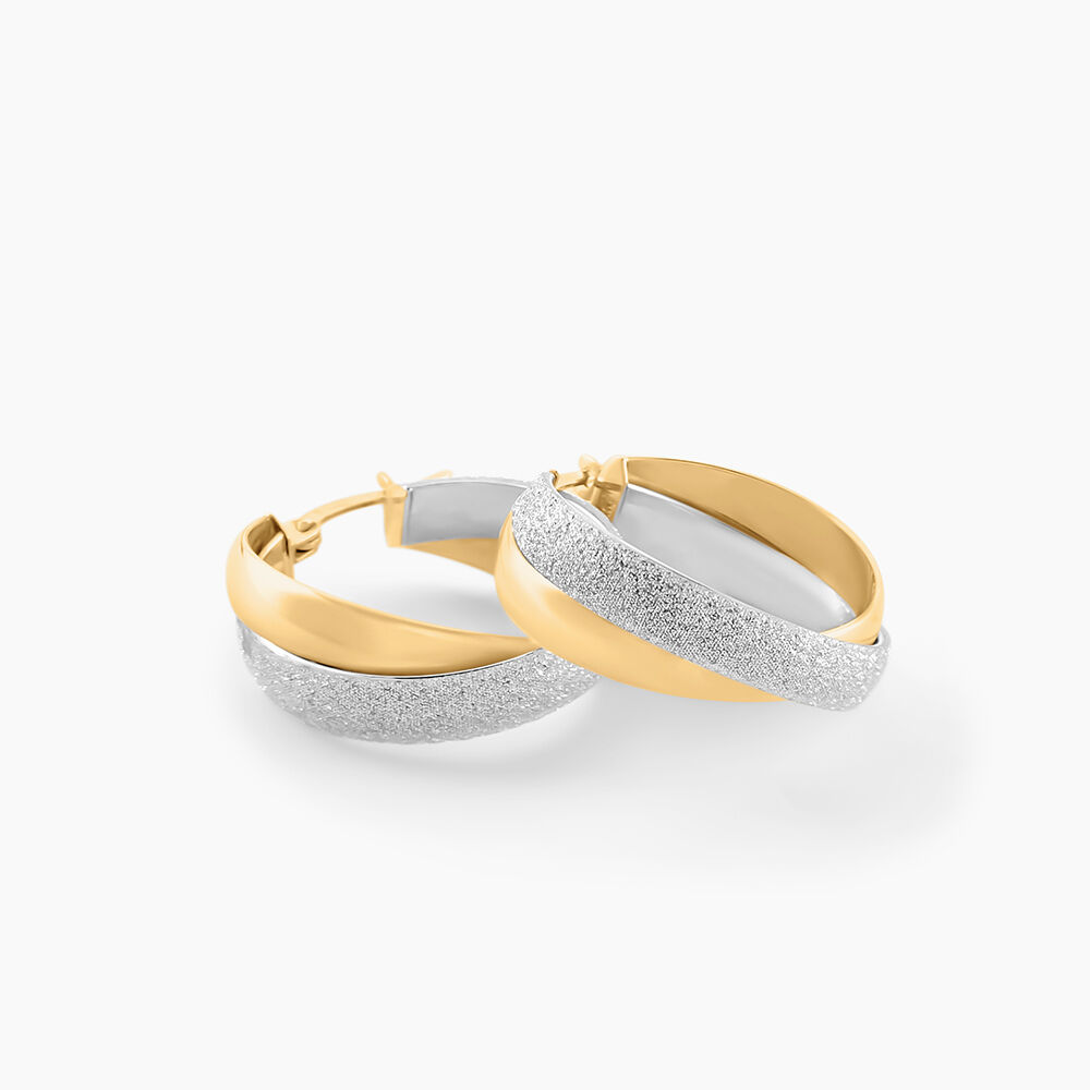 Cr&eacute;oles Lolly Or Bicolore - Cr&eacute;oles Femme | Marc Orian