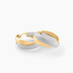 Cr&eacute;oles Lolly Or Bicolore - Cr&eacute;oles Femme | Marc Orian