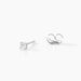 Boucles D'oreilles Puces Aphrodite Or Blanc Diamant - Puces Famille | Marc Orian