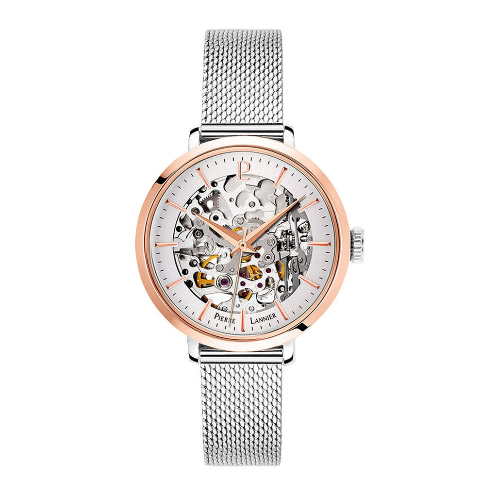 Montre Pierre Lannier Automatique 35 Argent - Montres automatiques Femme | Marc Orian