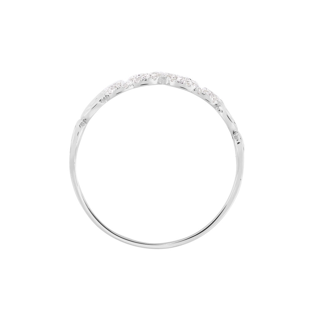 Bague Arabesque Or Blanc Diamant - Bagues pierres précieuses Femme | Marc Orian