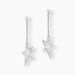 Boucles D'oreilles Pendantes Eloisa Argent Blanc - Pendantes Femme | Marc Orian