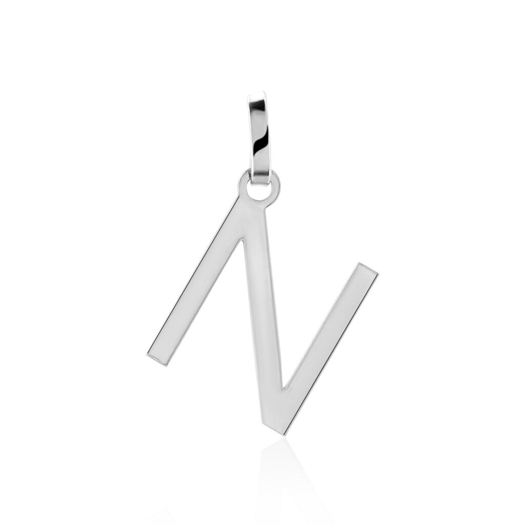 Pendentif Ionia Lettre Or Blanc - Pendentifs Famille | Marc Orian