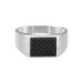 Bague Phebus Him Bruce Acier Blanc - Bijoux fantaisie Homme | Marc Orian