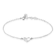 Bracelet Argent Blanc Severiano - Bracelets chaînes Femme | Marc Orian