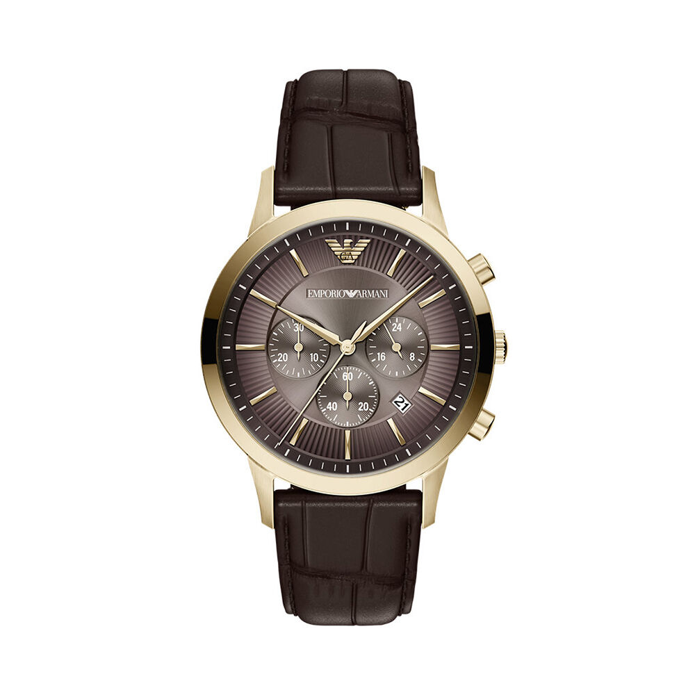 Montre Emporio Armani Marron - Montres &eacute;tanches Homme | Marc Orian