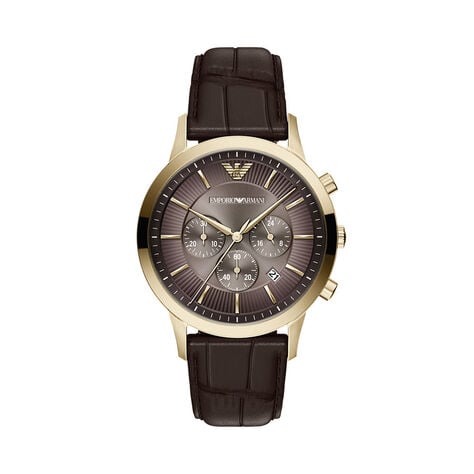 Montre Emporio Armani Marron - Montres &eacute;tanches Homme | Marc Orian