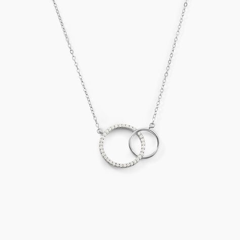Collier Yalaz Argent Blanc Oxyde De Zirconium - Colliers avec pierres Femme | Marc Orian