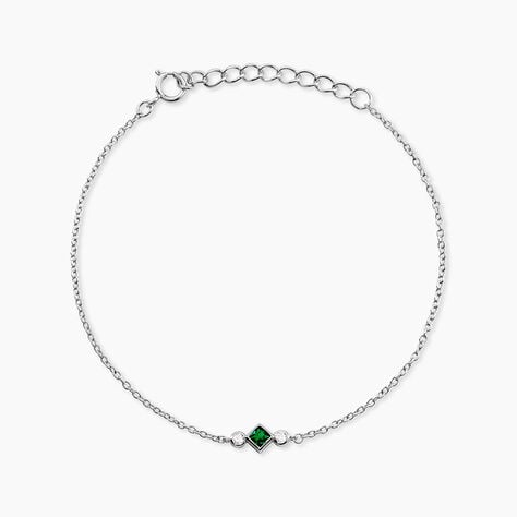 Bracelet Corelia Argent Blanc Oxyde De Zirconium - Bracelets fantaisie Femme | Marc Orian