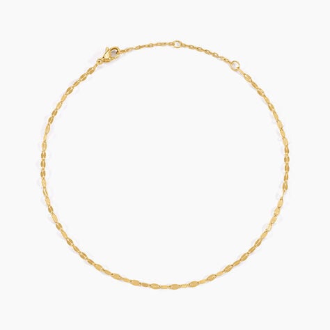 Cha&icirc;ne De Cheville Athena Acier Jaune - Chaines de cheville Femme | Marc Orian