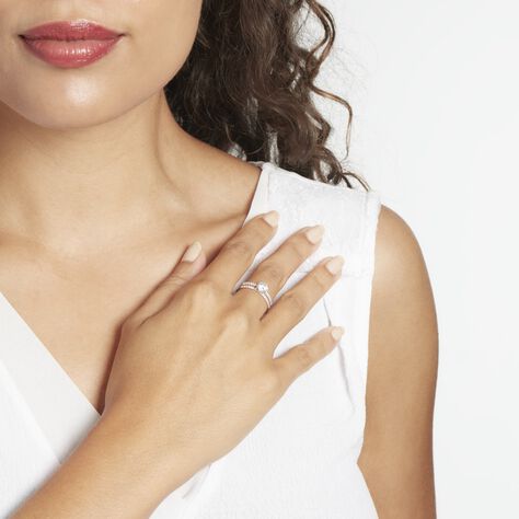 Solitaire Or Blanc Cesarine Oxydes De Zirconium - Bagues Solitaire Femme | Marc Orian