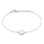 Bracelet Argent Blanc Paros - Bracelets fantaisie Femme | Marc Orian