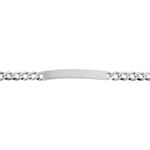 Bracelet Identit&eacute; Casper Argent Gris - Gourmettes Femme | Marc Orian
