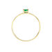 Bague Solitaire Goutte Or Jaune Emeraude - Bagues vintage Femme | Marc Orian