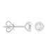Boucles D'oreilles Puces Ofelia Or Blanc Diamant - Puces Femme | Marc Orian