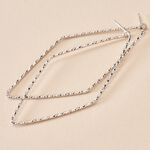 Cr&eacute;oles Ursula Argent Blanc - Cr&eacute;oles Femme | Marc Orian