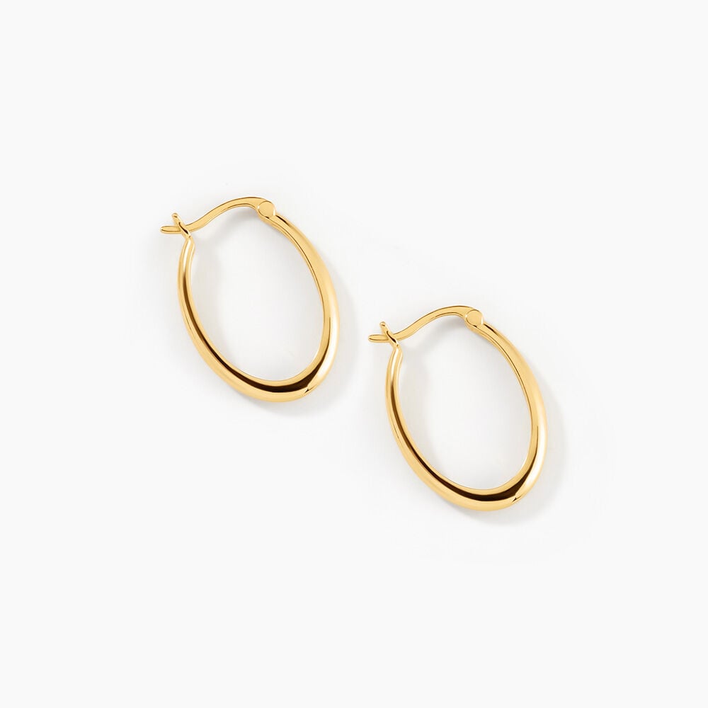 Cr&eacute;oles Beaumont Argent Dor&eacute; A L'Or 750/1000 - Cr&eacute;oles Femme | Marc Orian