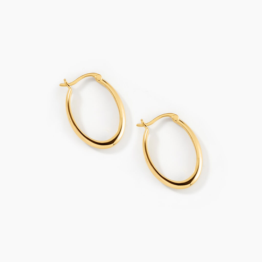 Cr&eacute;oles Beaumont Argent Dor&eacute; A L'Or 750/1000 - Cr&eacute;oles Femme | Marc Orian