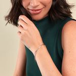 Bracelet Maille Benedicta Argent Blanc - Bracelets fantaisie Femme | Marc Orian