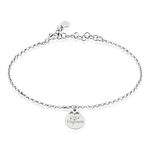 Bracelet Argent Blanc Ilie - Bracelets Medailles Femme | Marc Orian