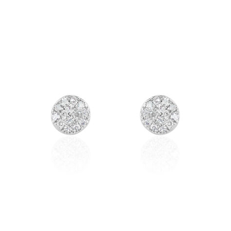 Boucles D'oreilles Puces Teani Or Jaune Diamant - Clous d'oreilles Femme | Marc Orian
