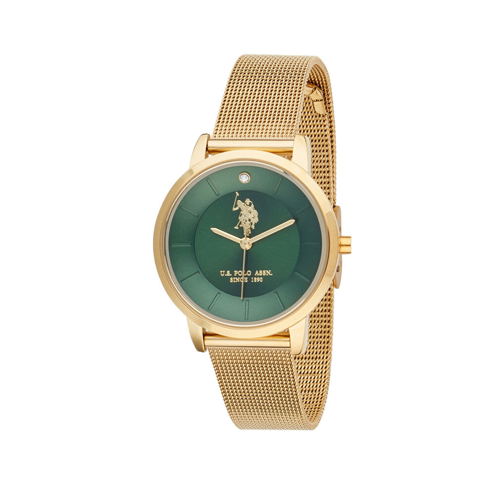 Montre U.S. Polo Us Polo Amalia Vert - Montres &eacute;tanches Femme | Marc Orian
