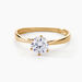 Solitaire Or Jaune Laurian Oxyde De Zirconium Blanc - Solitaires Femme | Marc Orian
